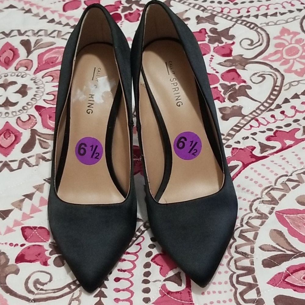 Black high heels